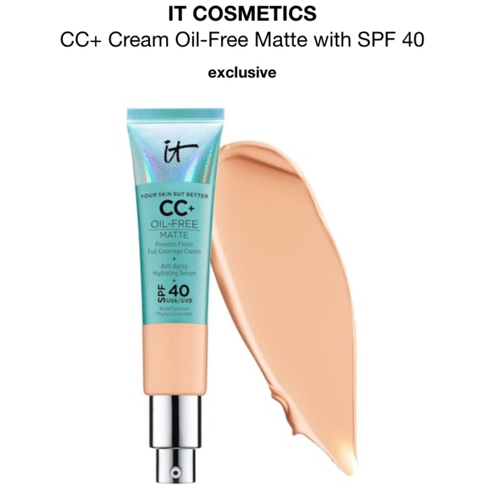 IT Cosmetics CC+ Oil Free Matte Neutral Medium